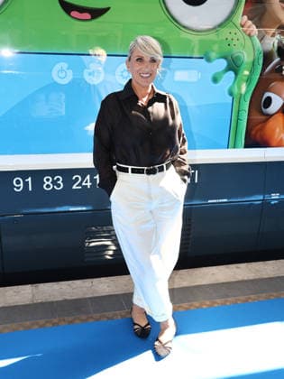 IPA85751598 - Rome, Termini Station, photocall for the animated film Toy Story 5. Pictured: Katia Follesa  Copyright: xMarcoxProvvisionatox xMarcoxProvvisionatox 85751598