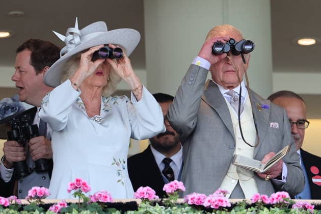 . 16 06 2026. Ascot , United Kingdom. Royals watching King™s horse Reaching High in the fifth race on the opening day of Royal Ascot, United Kingdom.  xStephenxLockx xi-Imagesx IIM-26833-0115