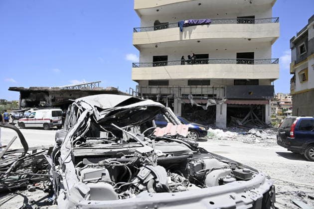 Lebanese residents return to their towns in southern Lebanon TYRE, LEBANON - JUNE 16: A view of destruction after an Israeli attack, as the Lebanese residents return to the town of Shehabiye in southern Lebanon June 16, 2026. Houssam Shbaro Anadolu Tyre Lebanon. Editorial use only. Please get in touch for any other usage.  Copyright: x2026xAnadoluxHoussamxShbarox