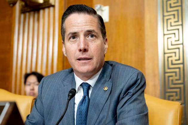 June 16, 2026, Washington, District Of Columbia, USA: U.S. Senator BERNIE MORENO (R-OH) speaking at a hearing of the Senate Budget committee at the U.S. Capitol in Washington, D.C. Washington USA - ZUMAb161 20260616_aap_b161_030 Copyright: xMichaelxBrochsteinx