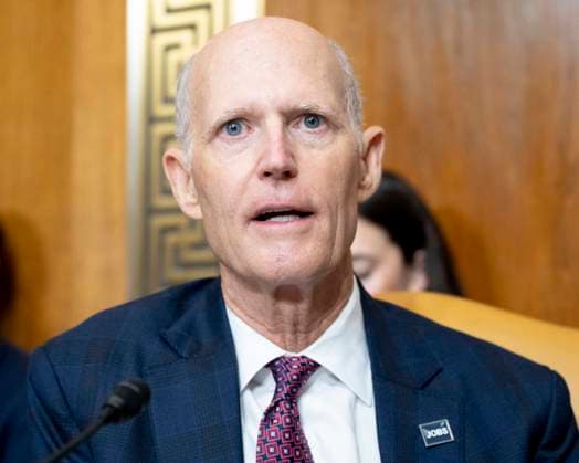 June 16, 2026, Washington, District Of Columbia, USA: U.S. Senator RICK SCOTT (R-FL) speaking at a hearing of the Senate Budget committee at the U.S. Capitol in Washington, D.C. Washington USA - ZUMAb161 20260616_aap_b161_035 Copyright: xMichaelxBrochsteinx