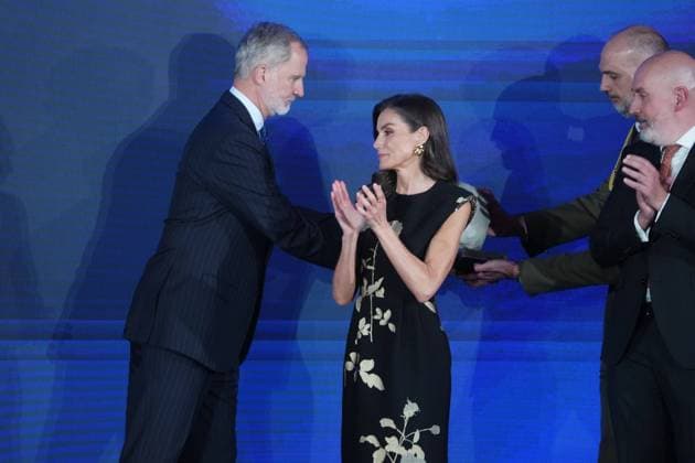 Spanish King Felipe VI and Queen Letizia attending 25 anniversary of El Confidencial in Madrid on Tuesday, 16 June 2026. Cordon Press 