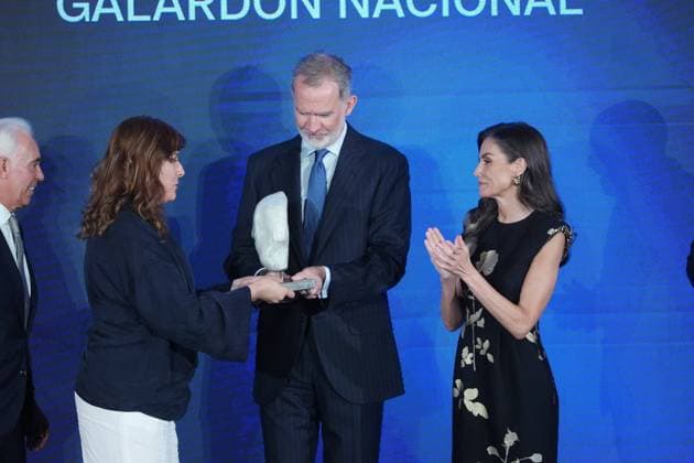 Spanish King Felipe VI and Queen Letizia attending 25 anniversary of El Confidencial in Madrid on Tuesday, 16 June 2026. Cordon Press 