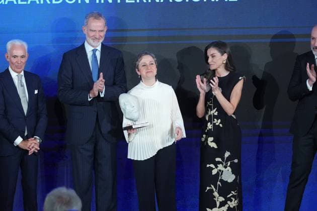 Spanish King Felipe VI and Queen Letizia attending 25 anniversary of El Confidencial in Madrid on Tuesday, 16 June 2026. Cordon Press 