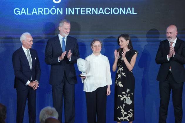 Spanish King Felipe VI and Queen Letizia attending 25 anniversary of El Confidencial in Madrid on Tuesday, 16 June 2026. Cordon Press 