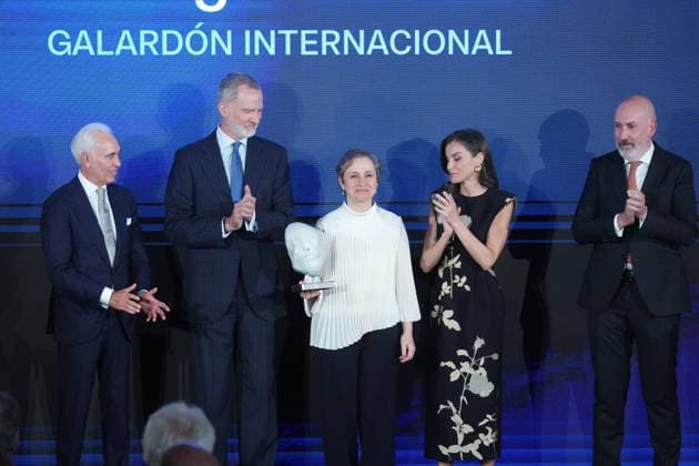 Spanish King Felipe VI and Queen Letizia attending 25 anniversary of El Confidencial in Madrid on Tuesday, 16 June 2026. Cordon Press 