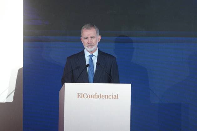 Spanish King Felipe VI and Queen Letizia attending 25 anniversary of El Confidencial in Madrid on Tuesday, 16 June 2026. Cordon Press 
