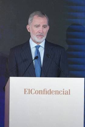 Spanish King Felipe VI and Queen Letizia attending 25 anniversary of El Confidencial in Madrid on Tuesday, 16 June 2026. Cordon Press 