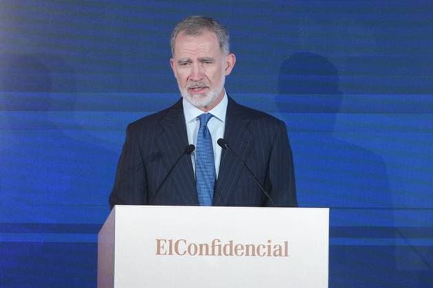 Spanish King Felipe VI and Queen Letizia attending 25 anniversary of El Confidencial in Madrid on Tuesday, 16 June 2026. Cordon Press 