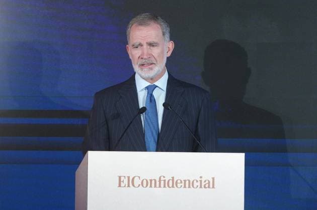 Spanish King Felipe VI and Queen Letizia attending 25 anniversary of El Confidencial in Madrid on Tuesday, 16 June 2026. Cordon Press 