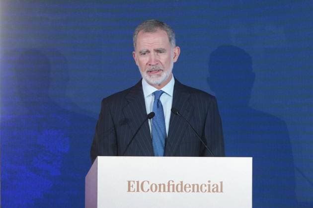 Spanish King Felipe VI and Queen Letizia attending 25 anniversary of El Confidencial in Madrid on Tuesday, 16 June 2026. Cordon Press 