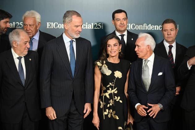 El Confidencial presents its Investigative Journalism Awards to mark the publication’s 25th anniversary. Felipe González, Juama Moreno, Emilio García Page, Nacho Cardero, and King Felipe and Queen Letizia attended the Investigative Journalism Awards ceremony on the occasion of El Confidencial’s 25th anniversary, on June 16, 2026, in Madrid, Spain. JUNE 16, 2026 José Espana,detected_source_language  Copyright: xJosÃ xOlivax 7602026
