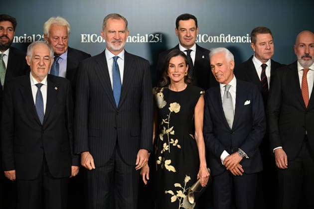 El Confidencial presents its Investigative Journalism Awards to mark the publication’s 25th anniversary. Felipe González, Juama Moreno, Emilio García Page, Nacho Cardero, and King Felipe and Queen Letizia attended the Investigative Journalism Awards ceremony on the occasion of El Confidencial’s 25th anniversary, on June 16, 2026, in Madrid, Spain. JUNE 16, 2026 José Espana,detected_source_language  Copyright: xJosÃ xOlivax 7602028
