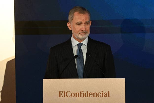 El Confidencial presents its Investigative Journalism Awards to mark the publication’s 25th anniversary. King Felipe IV during the Investigative Journalism Awards ceremony on the 25th anniversary of El Confidencial, on June 16, 2026, in Madrid, Spain, June 16, 2026, José Espana,detected_source_language  Copyright: xJosÃ xOlivax 7602092