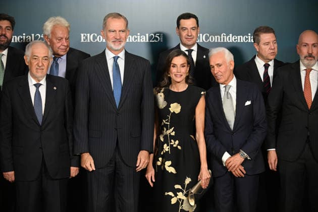 El Confidencial presents its Investigative Journalism Awards to mark the publication’s 25th anniversary. Felipe González, Juama Moreno, Emilio García Page, Nacho Cardero, and King Felipe and Queen Letizia attended the Investigative Journalism Awards ceremony on the occasion of El Confidencial’s 25th anniversary, on June 16, 2026, in Madrid, Spain. JUNE 16, 2026 José Espana,detected_source_language  Copyright: xJosÃ xOlivax 7602029