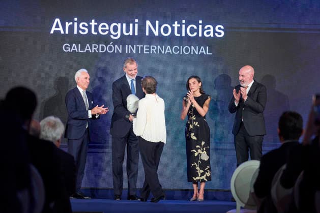June 16, 2026, Madrid, Madrid, Spain: King Felipe VI of Spain, Queen Letizia of Spain attends 25th anniversary of the newspaper El Confidencial at Mandarin Oriental Ritz Hotel on June 16, 2026 in Madrid, Spain Madrid Spain  - ZUMAg15_ 20260616_zaf_g15_071 Copyright: xJackxAbuinx