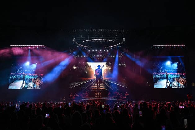 Music Concert - Eros Ramazzotti - Una Storia Importante World Tour Eros Ramazzotti during the Una Storia Importante World Tour 2026, at the Olympic Stadium, on June 16, 2026 in Rome, Italy. Rome Olympic Stadium Italy Copyright: xDomenicoxCippitellix xLiveMediax LPM_2525499