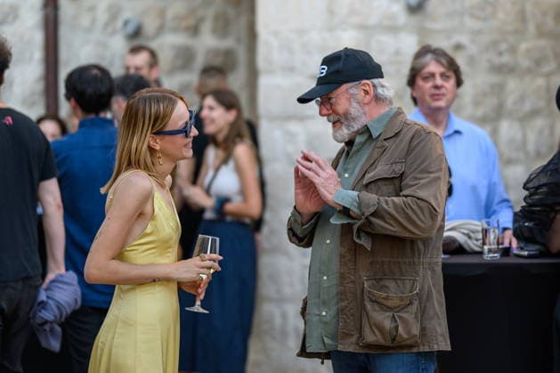 Croatia, Dubrovnik, Slano, 160626. The Slano Film Days festival opened, and on that occasion a Meeting with Guests and a grand opening were organized in the unique ambiance of the Prince s Palace. In the photo: Liam Cunningham. Photo: Tonci Plazibat CROPIX Dubrovnik Croatia Copyright: xxToncixPlazibatx slano_film04-160626