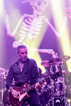 IPA85763274 - London: Social Distortion live at Koko. Pictured: Mike Ness  Copyright: xcristinaxmasseix xx 85763274
