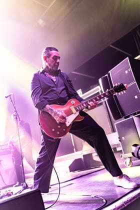 IPA85763293 - London: Social Distortion live at Koko. Pictured: Mike Ness  Copyright: xcristinaxmasseix xx 85763293