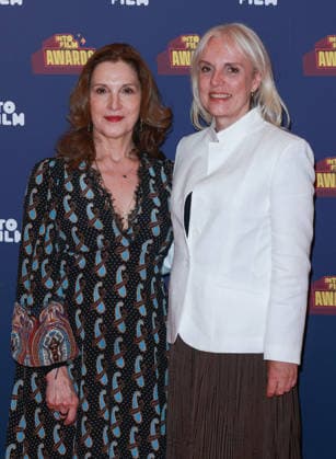 June 16, 2026, London, United Kingdom: Barbara Broccoli and Fiona Evans seen attending the Into Film Awards 2026 at Odeon Luxe Leicester Square in London. London United Kingdom - ZUMAs197 20260616_aaa_s197_199 Copyright: xBrettxCovex
