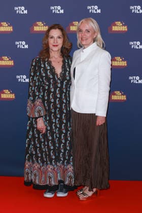 June 16, 2026, London, United Kingdom: Barbara Broccoli and Fiona Evans seen attending the Into Film Awards 2026 at Odeon Luxe Leicester Square in London. London United Kingdom  - ZUMAs197 20260616_aaa_s197_201 Copyright: xBrettxCovex