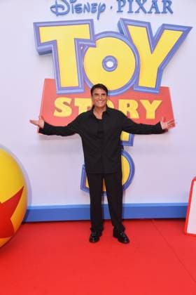 IPA85769235 - Rome, Teatro Sistina: Preview of the movie Toy Story 5. Pictured: Sal Da Vinci  Copyright: xVincenzoxLandix xVincenzoxLandix 85769235