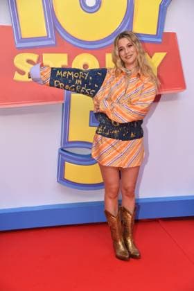 IPA85769388 - Rome, Teatro Sistina: Preview of the movie Toy Story 5. Pictured: Jacqueline Luna by Giacomo  Copyright: xVincenzoxLandix xVincenzoxLandix 85769388