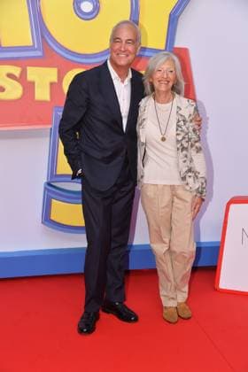 IPA85769493 - Rome, Teatro Sistina: Preview of the movie Toy Story 5. Pictured: Daniel Frigo and Fulvia Salvi  Copyright: xVincenzoxLandix xVincenzoxLandix 85769493