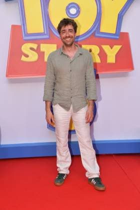 IPA85769500 - Rome, Teatro Sistina: Preview of the movie Toy Story 5. Pictured: Giovanni Scifoni  Copyright: xVincenzoxLandix xVincenzoxLandix 85769500