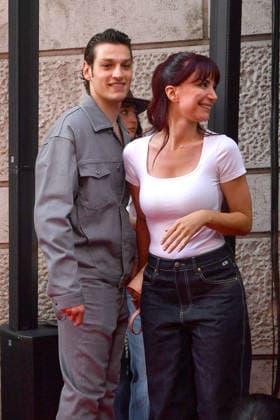 IPA85769512 - Rome, Teatro Sistina: Preview of the movie Toy Story 5. Pictured: Luigi Bruno and Andrea Delogu  Copyright: xVincenzoxLandix xVincenzoxLandix 85769512