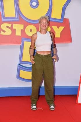 IPA85769684 - Rome, Teatro Sistina: Preview of the movie Toy Story 5. Pictured: Bebe Vio  Copyright: xVincenzoxLandix xVincenzoxLandix 85769684