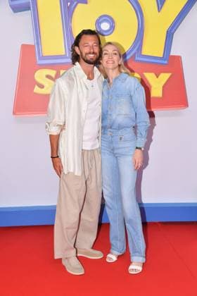 IPA85769676 - Rome, Teatro Sistina: Preview of the movie Toy Story 5. Pictured: Eleonora Abbagnato and Federico Balzaretti  Copyright: xVincenzoxLandix xVincenzoxLandix 85769676