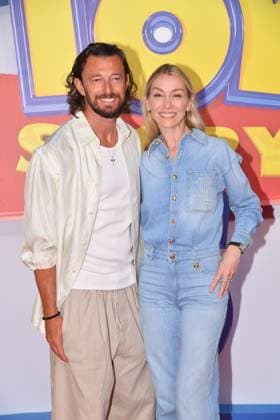 IPA85769681 - Rome, Teatro Sistina: Preview of the movie Toy Story 5. Pictured: Eleonora Abbagnato and Federico Balzaretti  Copyright: xVincenzoxLandix xVincenzoxLandix 85769681