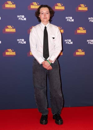 Bella Ramsey attends the Into Film Awards 2026 at Odeon Luxe Leicester Square in London, England. UK. Tuesday 16th June 2026. Copyright: xJamesxWarrenx ae7n1509