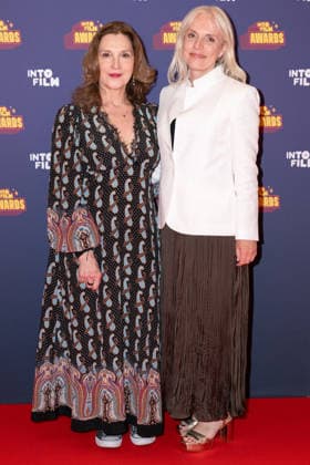 Barbara Broccoli and Fiona Evans attends the Into Film Awards 2026 at Odeon Luxe Leicester Square in London, England. UK. Tuesday 16th June 2026. Copyright: xJamesxWarrenx ae7n1532