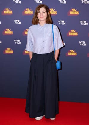 Jodie Whittaker attends the Into Film Awards 2026 at Odeon Luxe Leicester Square in London, England. UK. Tuesday 16th June 2026. Copyright: xJamesxWarrenx ae7n1505