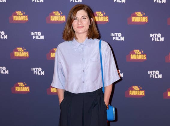 Jodie Whittaker attends the Into Film Awards 2026 at Odeon Luxe Leicester Square in London, England. UK. Tuesday 16th June 2026. Copyright: xJamesxWarrenx ae7n1507