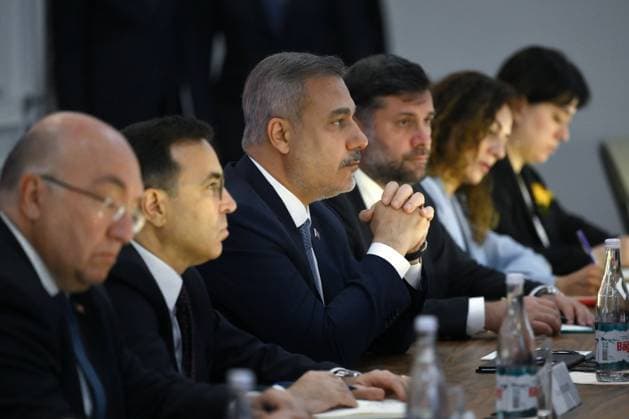 Russia Turkey 9190419 17.06.2026 Turkish Foreign Minister Hakan Fidan attends a meeting with Russian Security Council Secretary Sergei Shoigu in Moscow, Russia. Grigory Sysoev Sputnik Moscow Russia  Copyright: xGrigoryxSysoevx