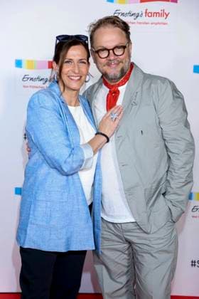 ABB ERNSTINGS- Ulrike Frank, Marc Schubring zu Gast bei der Ernsting s family Fashion Show HW 2026 im Empire Riverside Hotel in Hamburg 16.06.2026 Hamburg Deutschland *** ABB ERNSTINGS Ulrike Frank and Marc Schubring attended the Ernstings family Fall Winter 2026 Fashion Show at the Empire Riverside Hotel in Hamburg on June 16, 2026, Hamburg, Germany,detected_source_language