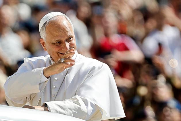 June 17, 2026, Vatican City, ITALIA ROMA: Pope Leo XIV during the weekly general audience in Saint Peters Square, Vatican City, 17 June 2026. ANSA ANGELO CARCONI. Vatican City ITALIA ROMA  - ZUMAa110 20260617_zaf_a110_003 Copyright: xAngeloxCarconix