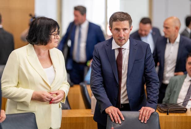 Christoph Gensch CDU RLP Christoph Gensch, der neue Fraktionsvorsitzende der CDU in Rheinland-Pfalz hält am 17.06.2026 im Landtag in Mainz eine Rede. Mainz Rheinland-Pfalz Deutschland *** Christoph Gensch, CDU RLP
