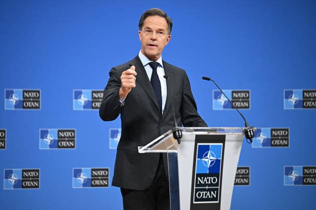 NATO Secretary General Mark Rutte BRUSSELS, BELGIUM - JUNE 17: NATO Secretary General Mark Rutte holds a press conference at the NATO Headquarters ahead of the upcoming NATO Defence Ministers Meeting in Brussels, Belgium, on Wednesday, June 17, 2026. Dursun Aydemir Anadolu Brussels Belgium. Editorial use only. Please get in touch for any other usage.  Copyright: x2026xAnadoluxDursunxAydemirx