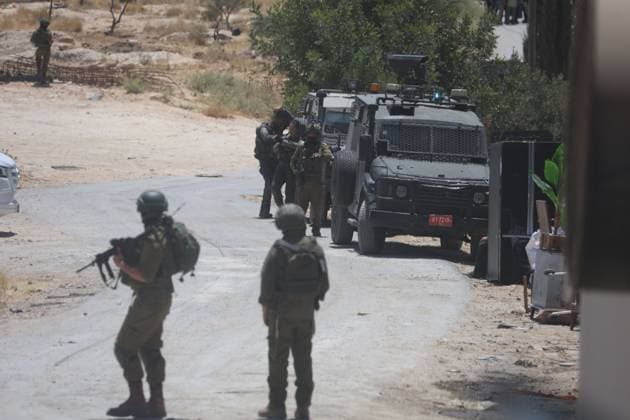 Israeli Forces Demolish Palestinian Family Home in Masafer Yatta MASAFER YATTA, WEST BANK JUNE 17, 2026: Israeli occupation forces demolished a Palestinian family home in the village of Deirat, in the Masafer Yatta area south of Hebron, displacing a couple and their five children. Israeli authorities said the structure was built without a permit. The demolition is part of ongoing disputes over construction and land use in the area. Photo by Mosab Shawer JNA Press (Photo by Mosab shawer JNA Press via Nexpher Images) MASAFER YATTA