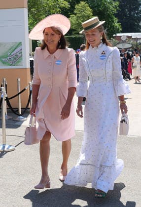 June 17, 2026, Ascot, Berkshire, UK: Ascot, UK. Carole Middleton, (left) with Mrs James Middleton arrive at Royal Ascot in Ascot, Berkshire. Royal Ascot is a historic British sporting and social institution, running from Tuesday 16 - Saturday 20 June and was founded by Queen Anne in 1711. Ascot UK  - ZUMAl94_ 20260617_zaf_l94_009 Copyright: xJacquelinexLawriex