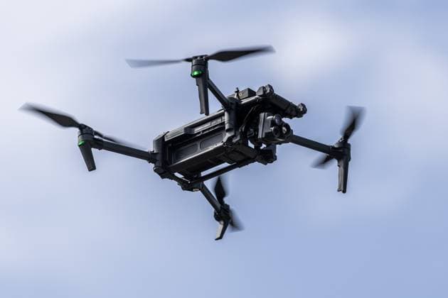 LOHHEIDE - A Parrot drone during the military exercise Fighter Lion at a training ground in Germany. The largest army exercise of 2026 focuses on defending the Netherlands and NATO territory in a changing security situation. VINCENT JANNINK netherlands out - belgium out  Copyright: xx x561247006x originalFilename: 561247006.jpg
