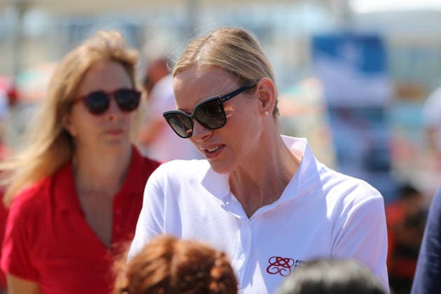 IPA85782916 - Viareggio event hosted by the Charlene of Monaco Foundation. Pictured: Princess Charlene of Monaco  Copyright: xIacopoxGianninix xx 85782916