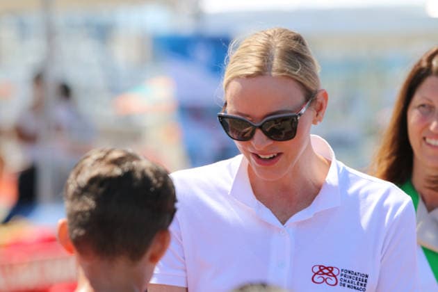 IPA85782935 - Viareggio event hosted by the Princess Charlene of Monaco Foundation. Pictured: Princess Charlene of Monaco  Copyright: xIacopoxGianninix xx 85782935