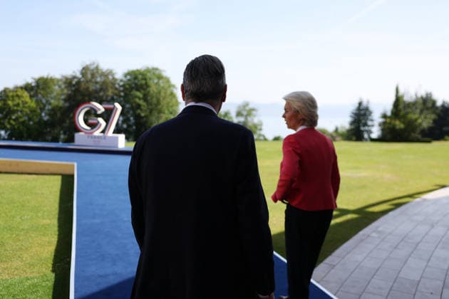 Prime Minister Keir Starmer attends G7 Leaders Summit in Evian 17 06 2026. Evian, France. Prime Minister Keir Starmer during the ˜Reviving a balanced, shared and sustainable economic growth for all™ working session as he attends day three of the G7 Leaders Summit with his wife Victoria, hosted by French President Emmanuel Macron in Evian., Credit:Ben Perry B66 Avalon France, Greater London, Evian, 10 Downing Street  Copyright: xBenxPerryx xB66x xAvalonx 1110745920