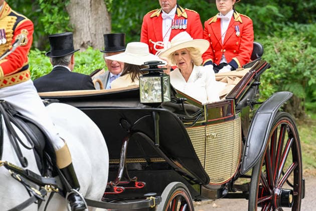 Royals attend day two of Royal Ascot 2026 at Ascot Racecourse Featuring: King Charles III, Queen Camilla Where: Ascot, United Kingdom When: 17 Jun 2026 Credit: Cover Images EDITORIAL USE ONLY. NOT FOR USE BY NEWSPAPERS BASED IN THE UK. Copyright: xx coverimg55781564
